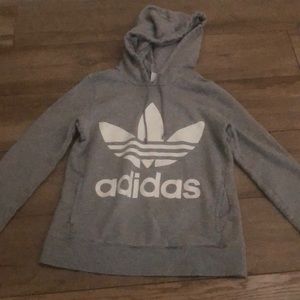 Grey Adidas hoodie